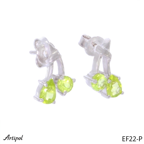 Ohrringe EF22-P mit echter Peridot