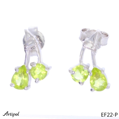 Ohrringe EF22-P mit echter Peridot