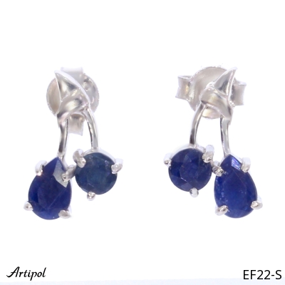 Boucles d'oreilles EF22-S en Saphir véritable