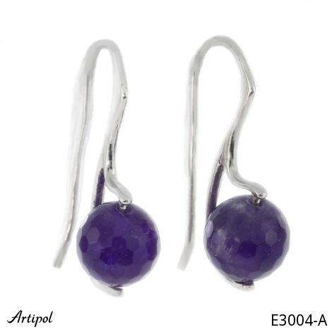 Ohrringe E3004-A mit echter Amethyst