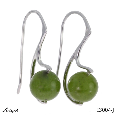 Boucles d'oreilles E3004-J en Jade véritable