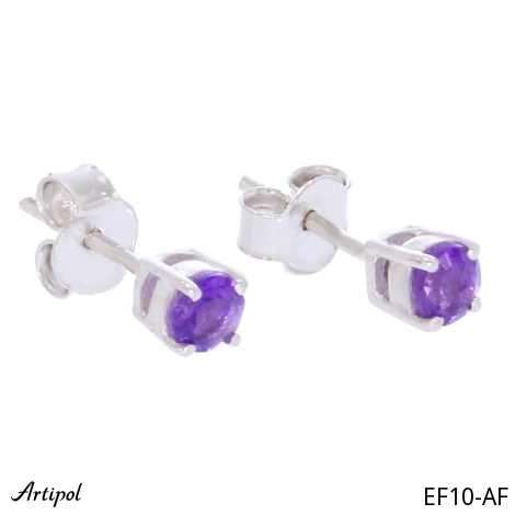 Earrings EF10-AF with real Amethyst