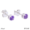 Boucles d'oreilles EF10-AF en Améthyste véritable