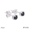 Earrings EF10-ON with real Black Onyx