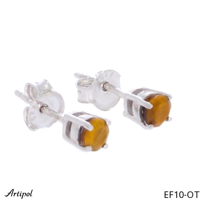 Ohrringe EF10-OT mit echter Tigerauge