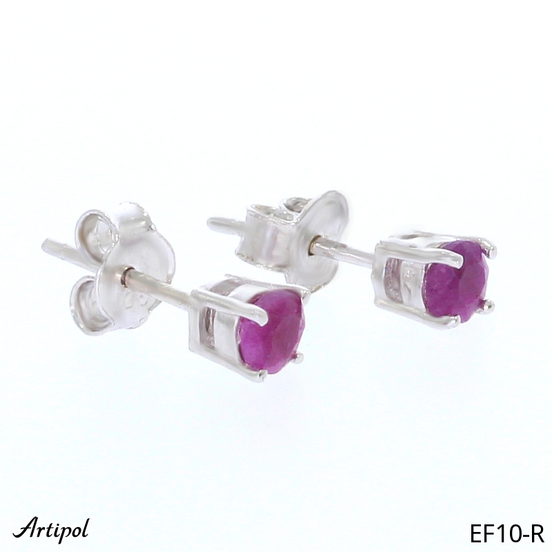 Boucles d'oreilles EF10-R en Rubis véritable