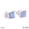 Boucles d'oreilles EF18-LAB en Labradorite véritable