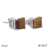 Earrings EF18-OT with real Tiger's eye