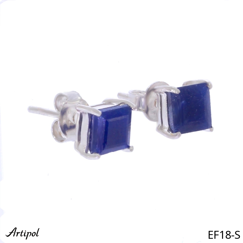 Boucles d'oreilles EF18-S en Saphir véritable