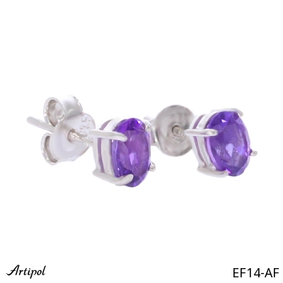 Boucles d'oreilles EF14-AF en Améthyste véritable