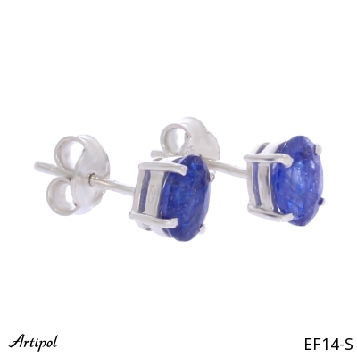 Earrings EF14-S with real Sapphire