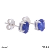 Earrings EF14-S with real Sapphire
