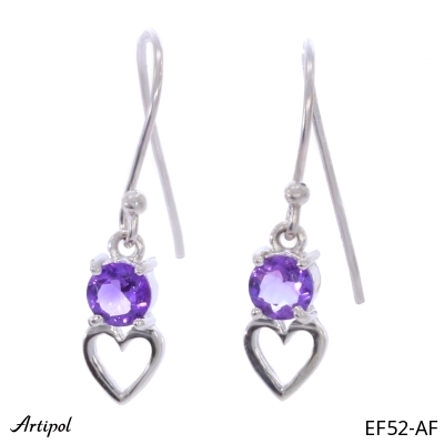 Ohrringe EF52-AF mit echter Amethyst