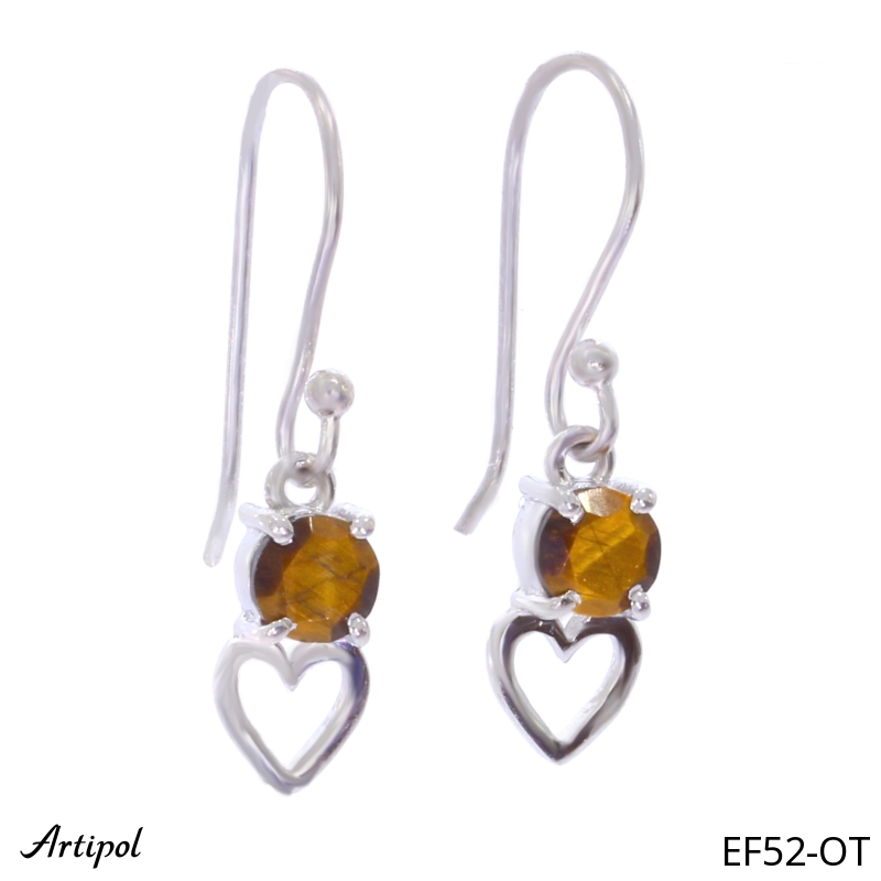 Earrings EF52-OT with real Tiger’s Eye