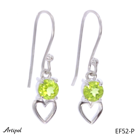 Ohrringe EF52-P mit echter Peridot