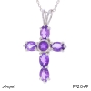 Pendant PF20-AF with real Amethyst