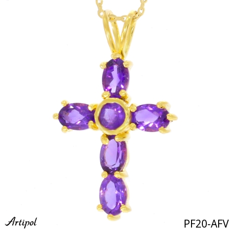 Pendentif PF20-AFV en Améthyste véritable