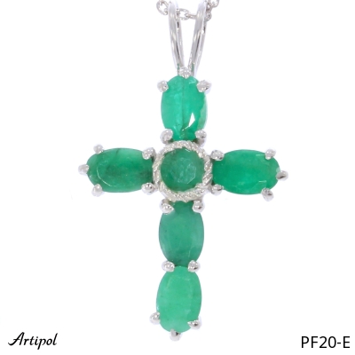 Pendant PF20-E with real Emerald
