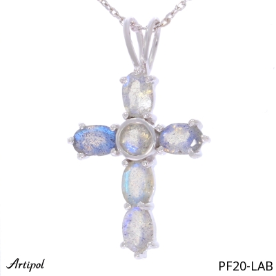 Pendentif PF20-LAB en Labradorite véritable