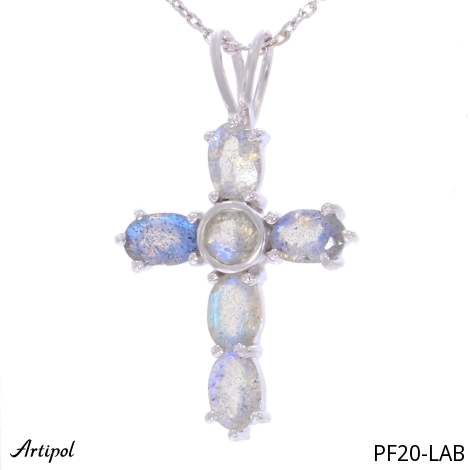 Pendentif PF20-LAB en Labradorite véritable