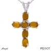 Pendentif PF20-OT en Oeil de tigre véritable