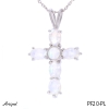 Pendant PF20-PL with real Moonstone