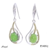 Earrings E5409-J with real Jade