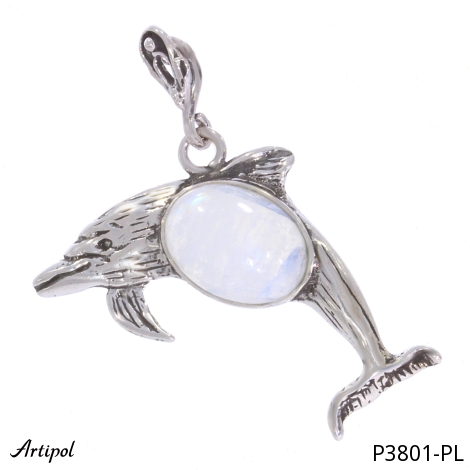 Pendentif P3801-PL en Pierre de lune véritable