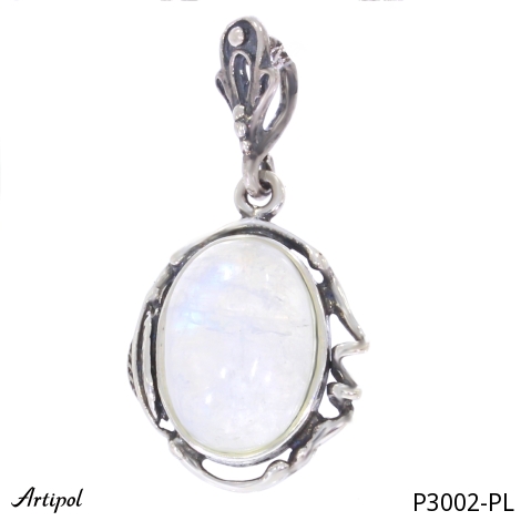 Pendant P3002-PL with real Moonstone