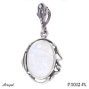 Pendant P3002-PL with real Moonstone