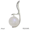 Pendentif P2206-PL en Pierre de lune véritable