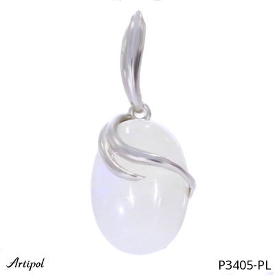 Pendant P3405-PL with real Moonstone