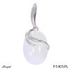Pendant P3405-PL with real Moonstone