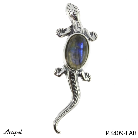 Pendentif P3409-LAB en Labradorite véritable