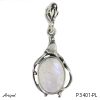 Pendentif P3401-PL en Pierre de lune véritable