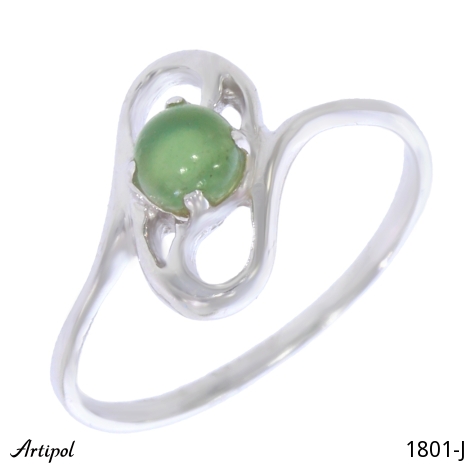 Ring 1801-J with real Jade