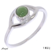 Ring 1802-J with real Jade
