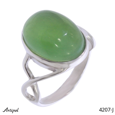 Ring 4207-J with real Jade