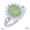 Ring 4612-J with real Jade