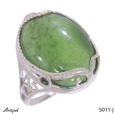 Ring 5011-J with real Jade