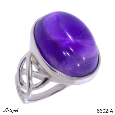 Ring 6602-A mit echter Amethyst