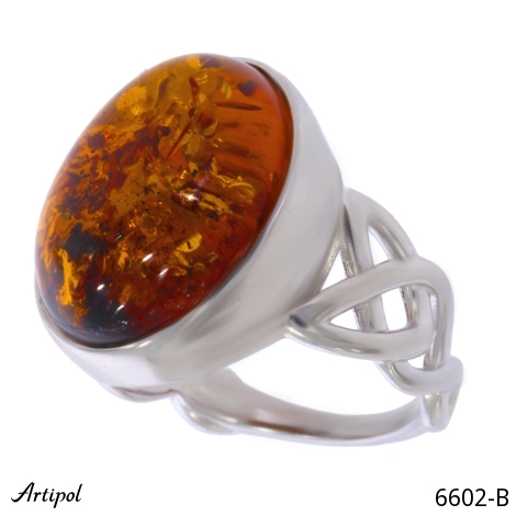 Bague 6602-B en Ambre véritable