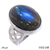 Ring 6602-LAB with real Labradorite