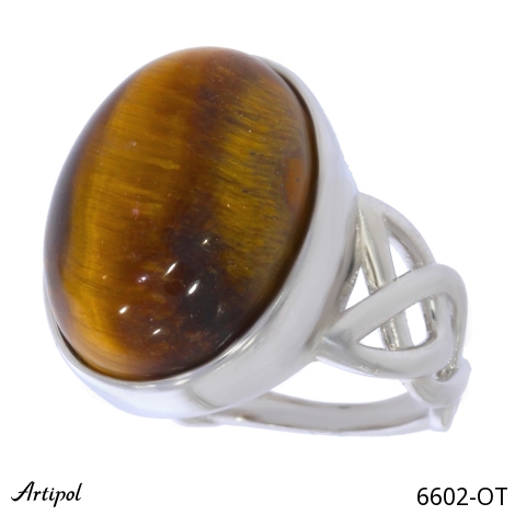 Ring 6602-OT mit echter Tigerauge