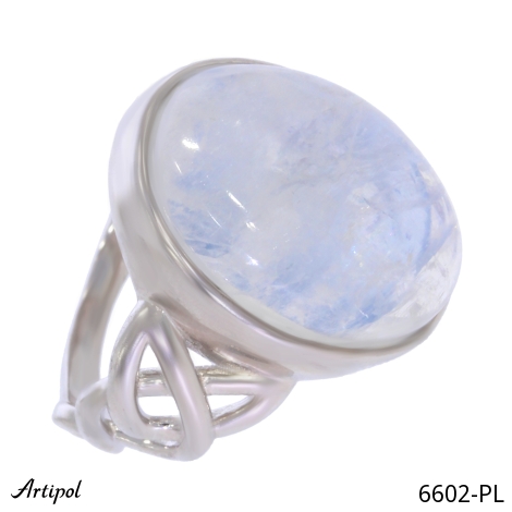 Bague 6602-PL en Pierre de lune véritable