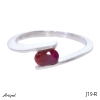 Ring J19-R mit echter Rubin