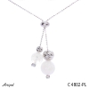 Collier C4802-PL en Pierre de lune véritable