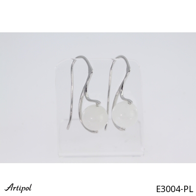 Kolczyki E3004-PL z Kamieniem księżycowym