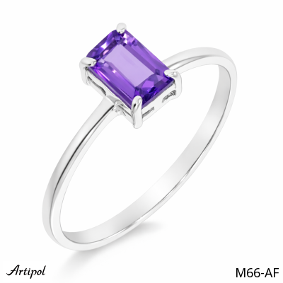 Pierścionek M66-AF z Ametystem