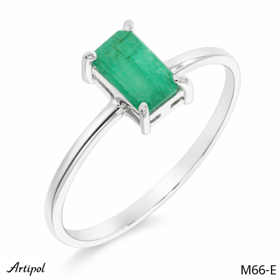 Pierścionek M66-E z Szmaragdem